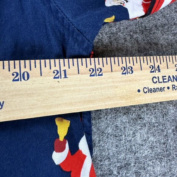 Cactus Man Santa Shirt Men Large Button Up Holiday Ugly Christmas Shirt Funny - Picture 11 of 14